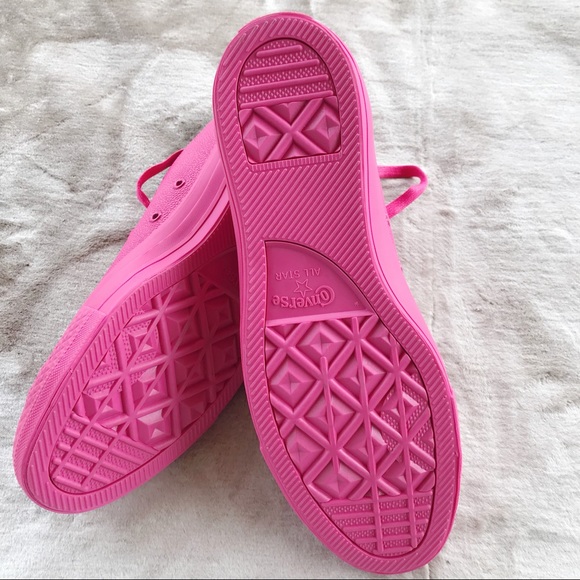 New Converse All Star Pink Low Top Sneakers - Picture 3 of 3